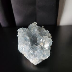 Elegant Blue Crystal Cluster Home Decor
